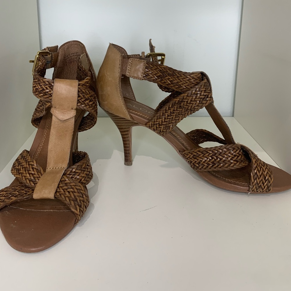 Aldo leather sandals 8